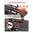 thumbnail image 3 of VEVOR Tapis Roulant pour Petits/moyens Chiens, Machine de Course pour Animaux Pacer à Lattes avec Réglage Continu, Frein et Roues, Ceinture en Plastique Améliorée pour Garder les Animaux en Forme, jusqu'à 440 Lb, Hauteur d'Inclinaison de 5,9 Po, 3 of 9