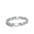 thumbnail image 4 of Eternity White CZ Wholesale Ring .925 Sterling Silver Stackable Band Jewelry Female Size 9, 4 of 4