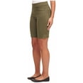 thumbnail image 3 of DKNY Jeans Ladies' Pull On Bermuda Short (Olive, X-Small), 3 of 6