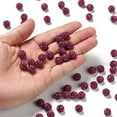 thumbnail image 4 of Pave Disco Ball Beads Polymer Clay Rhinestone Beads Grade A Round Fuchsia Rhinestone: PP13(1.9~2mm) 6 Rows Rhinestone 10mm Hole: 1.5mm, 4 of 5