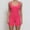 *Hot Pink, variant on ClodeEU Women's Backless Cutout Yoga Romper with Built in Pads ,Slim Fit Athletic Jumpsuit Shorts Red,Womens Plus L