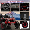 thumbnail image 4 of CazToi 24V 7 AH 4WD Battery Powered 2 Seater Ride On Car Off-Road Electric UTV with Remote for Kids, 4 of 7
