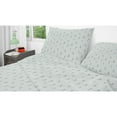 thumbnail image 1 of Cotton House - Ensemble de Draps en Flanelle, 100 % Coton, Format Jumeau, Motif Skieur, 1 of 2