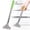 Green, variant on QIJGEBGG Scraper Tool, Wide Heavy Duty Floor Scraper with Long Handle, Razor Blade Scraper for Cleaning Windows Glass Shower Gum Tile Scraper Ceiling Scraper