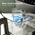 thumbnail image 5 of Kismile 5 Quart Borosilicate Glass Air Fryer, Transparent Basket, Black, 5 of 10