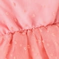 thumbnail image 6 of HBYJLZYG Baby Girls Skirt Set, Summer Cute Embroidery Bowknot Jumpsuit, Mesh Princess Puff Sleeve Jumpsuit Dresses 3-6 Months, 6 of 8