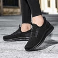 thumbnail image 6 of Mens Running Shoes Tennis Shoes Walking Gym Sneakers Lightweight Non Mesh Casual Workout Sneakers, 6 of 9