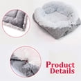thumbnail image 2 of Lit pour Chien Mode Chenil Petit Chat Animal Chiot Lit Rond Maison Coussin Doux et Chaud, 2 of 8