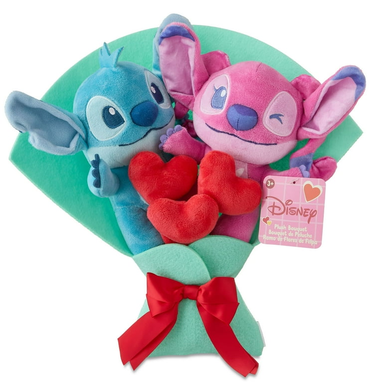 Disney Stitch & Angel Ready‑to‑Gift Valentine's Plush Bouquet