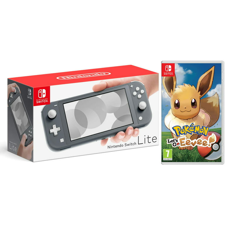 Nintendo Switch Lite 32GB Gray Pokemon Let's Go, Eevee! - Walmart.com