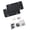 Black, variant on Weatherproof Flexible License Plate Bracket Support Set For Vehicles In Rainy Climates Prevents Rust And 2PCS Pack