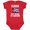 Red, variant on Inktastic Cuban Pride Cuba Flag Boys or Girls Baby Bodysuit