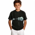 thumbnail image 4 of Boys T Shirts Crewneck Graphic Print Short Sleeve Tee for Daily Wear Boys' Tops Tees Shirts Black 3 Years-4 Years, 4 of 4