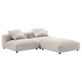 thumbnail image 2 of Solace3-Piece Modular Upholstered Fabric Sectional Sofa in Salt, 2 of 15