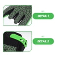 thumbnail image 3 of BESTYASH 1Par Guantes Deportivos Para Boliche En Verde Transpirable Con Patrón De Silicona, 3 of 6