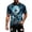 Blue-1, variant on Halloween T Shirts for Men Short Sleeve Crewneck Casual Dragon Graphic Tee Shirt