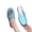 Blue, variant on Wrongduck Jelly Flats for Women, Closed Toe Slip On Lightweight Womens Mules with Woven Design and Cushioned Comfort