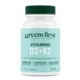 thumbnail image 7 of Greens First Vitamins D3+K2 - Support for Heart, Bone, Vascular and Immune Health - Made with Vitamin D3 & Vitamin K2 - 60 Vegetable Capsules, 7 of 7