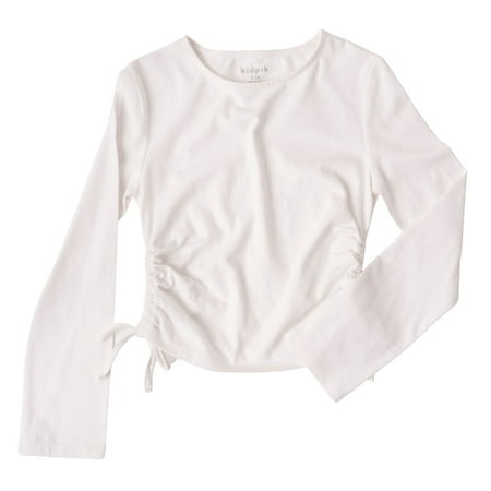 

KIDPIK Girls Long Sleeve Ruched Tee Size: 2T - XXL (16)