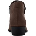thumbnail image 3 of Sun + Stone Womens Abby Faux Suede Ankle Booties, 3 of 3
