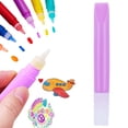 thumbnail image 2 of Puffy Velvet Marker, 4.13X0.59 inch Magic Puffy Paint Pens, Bubble Texture Paint Markers, Squeeze DIY Craft Painting Pens, Embossed Art Coloring Tools, Quick Dry Decorating Markers for Card Making, 2 of 5