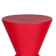 thumbnail image 2 of Mesa auxiliar Benzara Hillary roja 30x30x43 cm para interiores y exteriores, 2 of 5