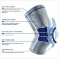 thumbnail image 2 of Bauerfeind - GenuTrain A3 - Knee Support - Breathable Knit Knee Brace Helps Relieve Chronic Knee Pain and Irritation, Designed for Active People, Helps Stabilize Kneecap- Titanium Left size 2, 2 of 2