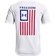 thumbnail image 2 of Camiseta Under Armour New Freedom Flag para hombre blanca/Royal M, 2 of 6