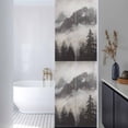 thumbnail image 3 of National Parks Window Privacy Film, Canadian Smokey Mountain Cliff Idyllic Static Cling UV Sun Blocking Heat Control Window Tint, Non-Adhesive One Way Windows Privacy Cover 17.7''x78.7'', 3 of 7