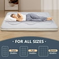 thumbnail image 3 of Slsy Japanese Floor Mattress Futon Mattress, 3.5" Thicken Sleeping Pad Foldable Roll Up Mattress Kids Floor Lounger Bed Couches Sofas, 3 of 9