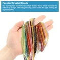 thumbnail image 3 of Uxcell 3mm 2300 Pcs Bicone Crystal Glass Beads for Jewelry Making and DIY Craft Projects, Crystal Purple (Baked), 3 of 6