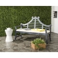 thumbnail image 2 of SAFAVIEH Outdoor Collection Azusa Bench Ash Grey/Beige, 2 of 7