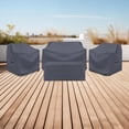 thumbnail image 6 of Covers & all Patio Furniture Covers for Brandtley 4-Person Sofa Seating Group, Water-Repellent and UV-Resistant Polyester, 6 of 6