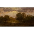 thumbnail image 2 of Julian Onderdonk 18x12 Black Ornate Wood Framed Double Matted Museum Art Print Titled - Landscape, 2 of 5