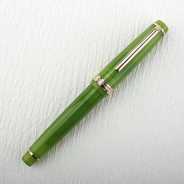 Jinhao-pluma estilográfica 82, pluma de Tinta acrílica, Clip de plata dorada, puntas F de 0,5mm para negocios, oficina, suministros escolares, bolígrafos de tinta de escritura, nuevo