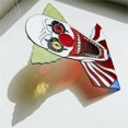 thumbnail image 4 of Under 10 Hangs Stained Glass Clown Decor Clown Stain Glass Window Film Halloween Stained Glass Clown Gothic Decoration Handmade Clown Stained Glass Into Your Souls, 4 of 9