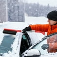 thumbnail image 5 of Detachable Ice Scraper with Brush Ergonomic Foam Grip Winter Car Windshield Snow Ice Removal Tool Portable, 5 of 5