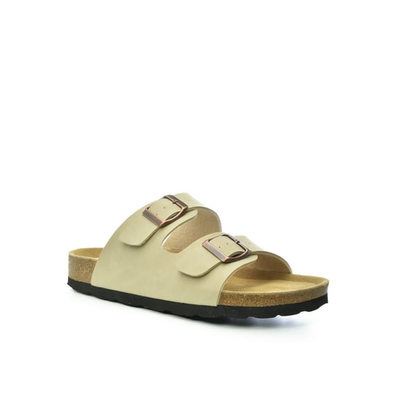 CloudAir Ladies' Joyce Slip-On Contoured Comfort Footbed Buckle Strap Sandals