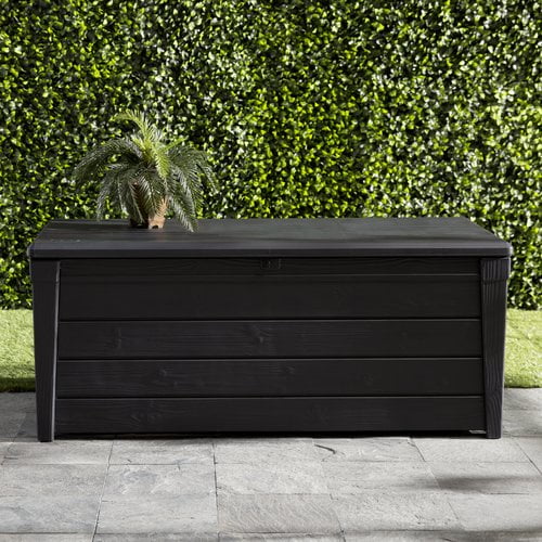 Keter Brightwood 120 Gallon Resin Deck Box by Keter