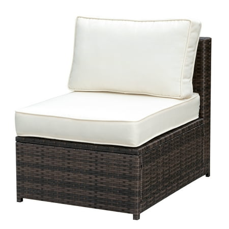 Weather Resistant Furniture Furniture of America Villa Modular Outdoor Weather Resistant Right-Facing Arm Chair ()