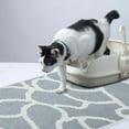 thumbnail image 2 of SussexHome Pets Ultra-Thin Cat and Dog Litter Mat for Litter Box - Washable Soft Natural Cotton Cat and Dog Feeding Mat - Paws-Kind Slip Resistant Place Mat - 2' x 3', 2 of 7