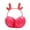 Red, variant on UDIYO Women Earmuff Deer Antler Soft Solid Color Non-slip Ear Protection Comfortable Autumn Winter Girls Ear Warmer for Daily Life