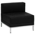 thumbnail image 2 of Flash Furniture HERCULES Imagination Series Contemporary Black LeatherSoft Middle Chair, 2 of 5