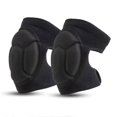 thumbnail image 1 of Rodillera gruesa antideslizante para evitar colisiones, cálida y antideslizante, para fútbol, ​​yoga, danza, trabajo, jardinería (2 unidades, negro), 1 of 5
