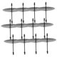 thumbnail image 5 of BESTYASH 12Ud Soporte De Metal Negro Para Fijar Velas Redondas Para Y Fiestas, 5 of 8