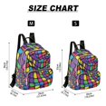 thumbnail image 2 of FORMRS Mini Backpack Purse for Women Travel Daypack Casual Shoulder Bag, Colorful Psychedelic, 2 of 7