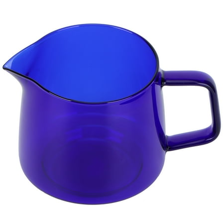 

Sharing Cup Borosilicate Glass 9.5cm 550ml Coffee Mug Safe Durable For Hot Tea Coffee For Hot Water Blue Amber