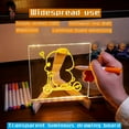 thumbnail image 1 of Aodebiao Transparent Coloring Blackboard Reusable Dry Erase Board for Kids Adults Art Learning Classroom Home Decor Creative Drawing Activity, 1 of 4