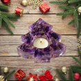 thumbnail image 1 of ¡Compra y Ahorra!, Candelabro de árbol de Navidad que cae, artesanía europea y adorno de decoración navideña para el hogar, 4,33 x 4,33 pulgadas Akmoler, 1 of 9