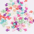 thumbnail image 3 of 100 Pcs Perles Croix en Acrylique de Couleur Mixte pour Fabrication de Bijoux Collier, 3 of 7